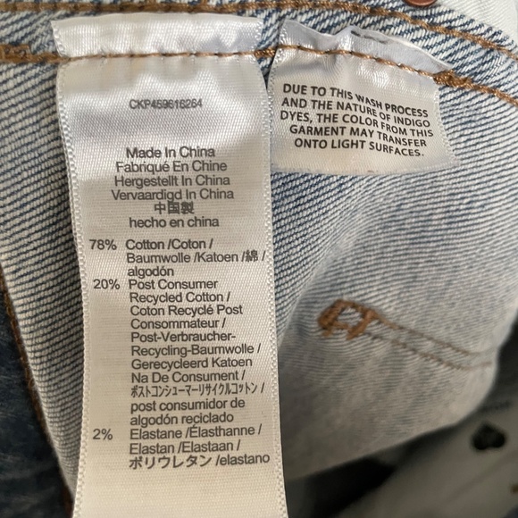 Madewell Mid Rise Stovepipe Jeans Women's Size 30 Medium Wash - Picture 6 of 12